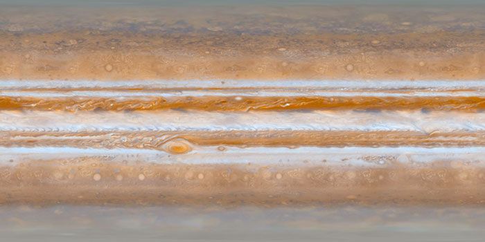 3D rotating Jupiter planet for gaming network interface